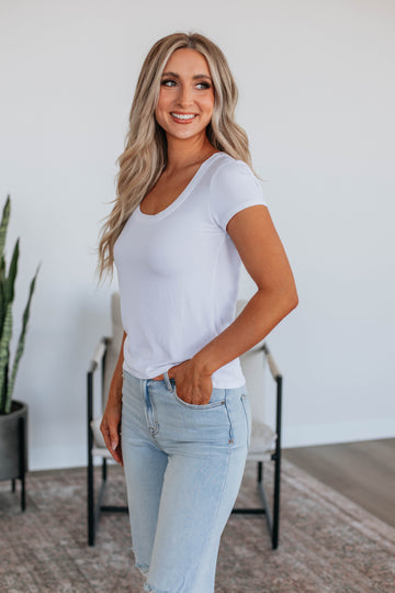 Kimari Ribbed Top - Ivory