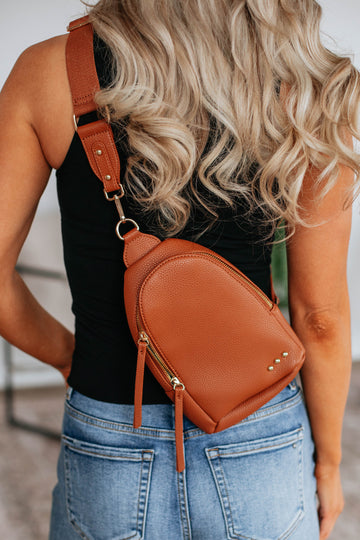 Kit Sling Bag - Cognac