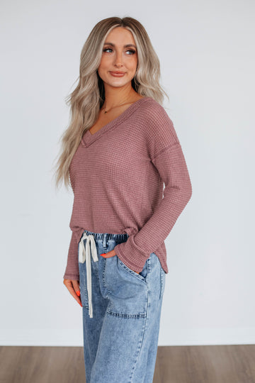 Korin Knit Top - Grape