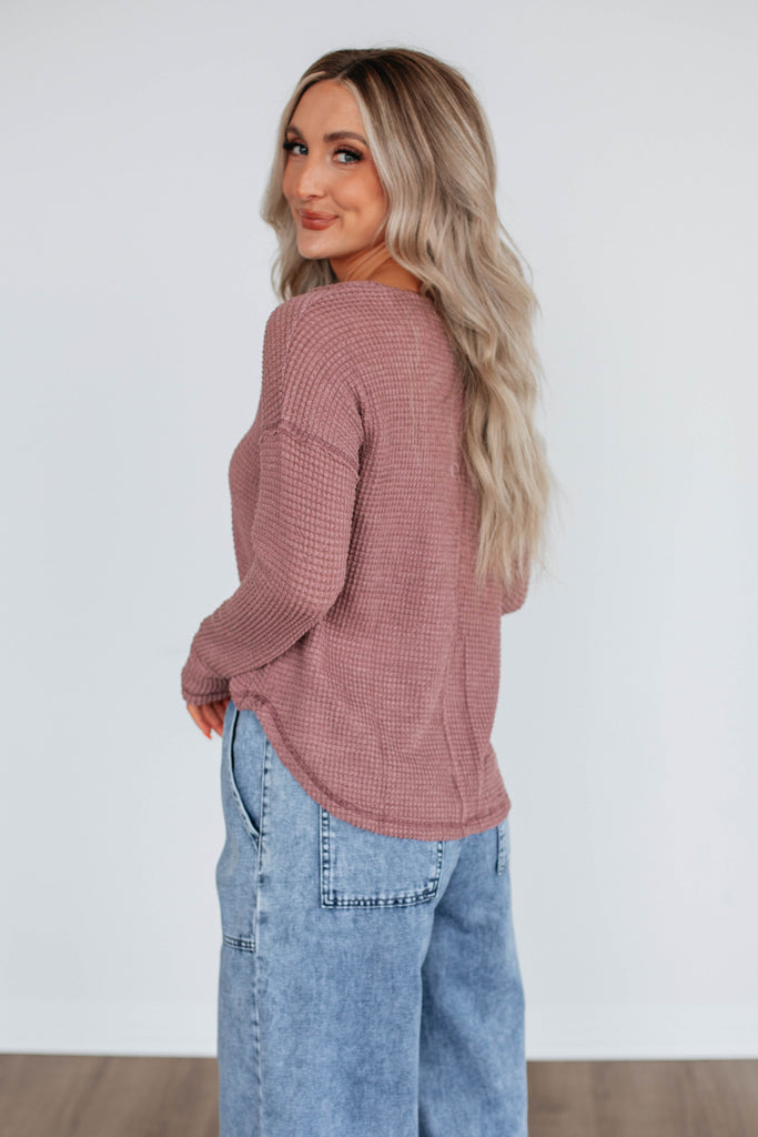 Korin Knit Top - Grape
