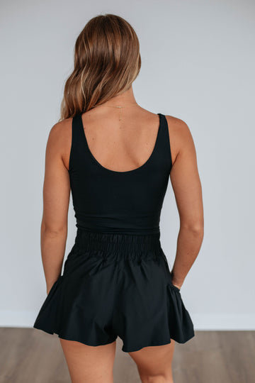 Lanaya Romper - Black