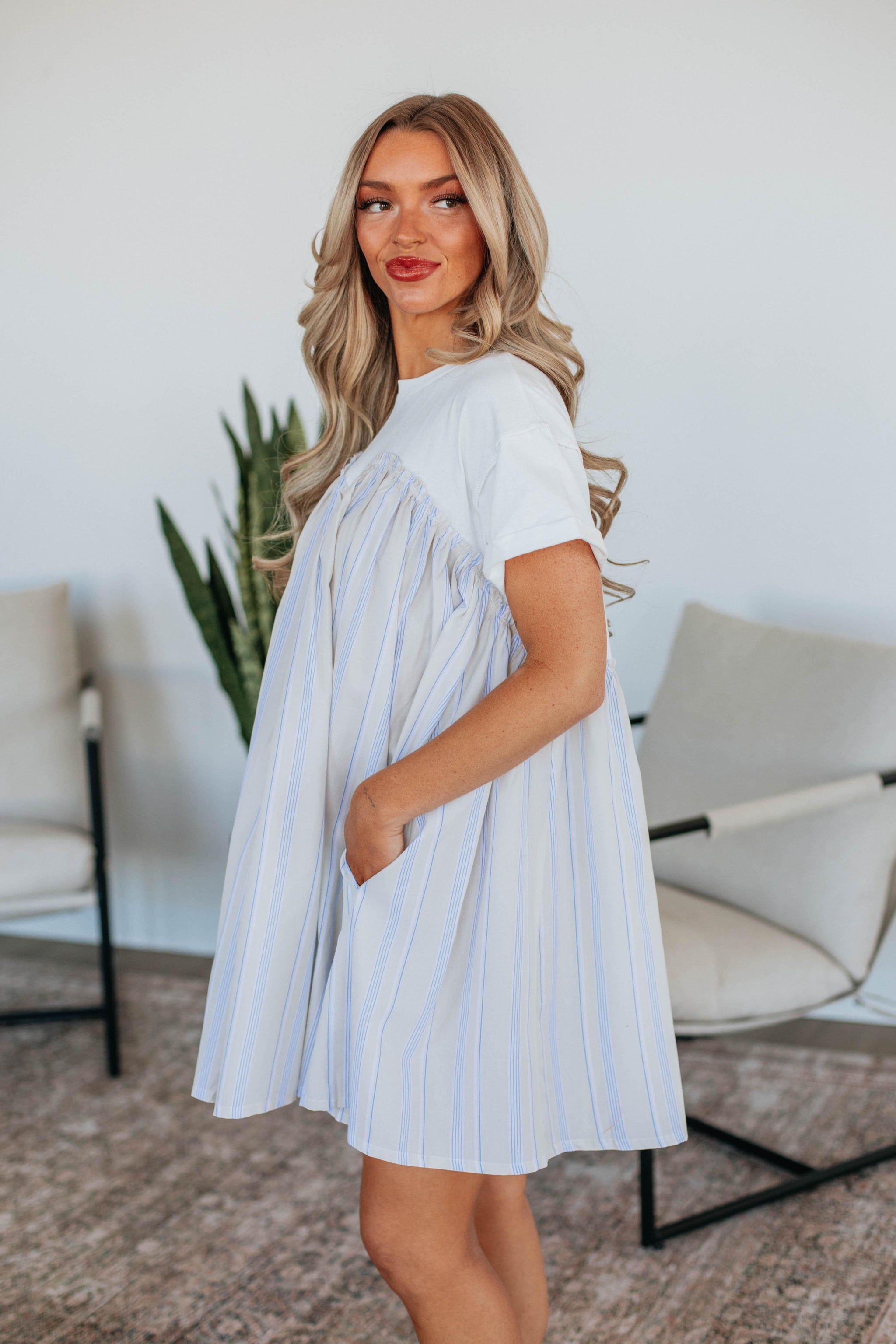 Lautner Contrast Dress