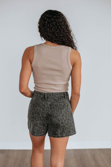 Shae Leopard Skort