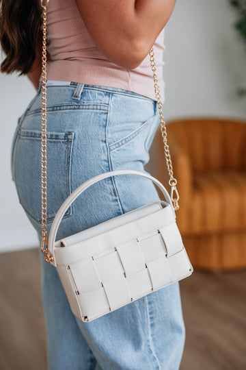 Lissette Woven Bag - Cream