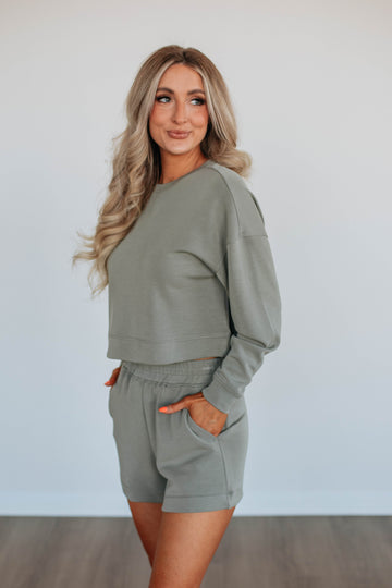 Luxley Lounge Sweatshirt - Sea Salt