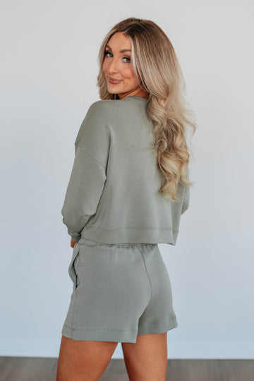 Luxley Lounge Sweatshirt - Sea Salt