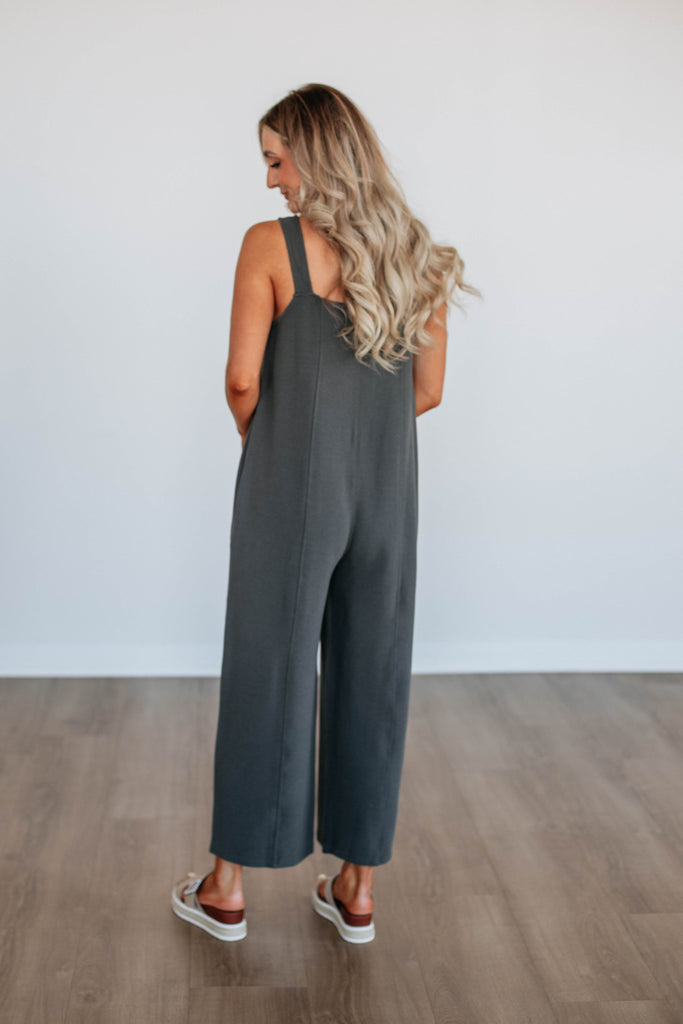 Maebyn Jumpsuit - Charcoal