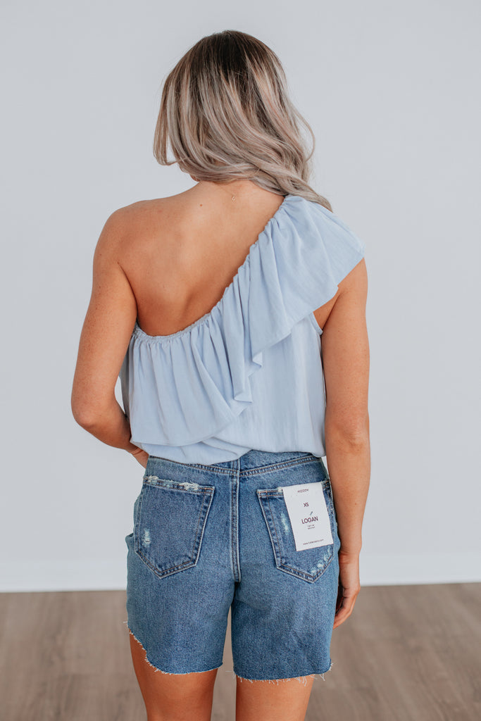 Makenna Top - Powder Blue