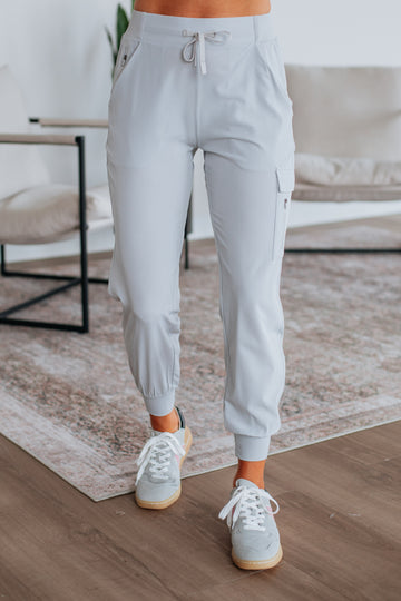 Malena Active Joggers - Fog