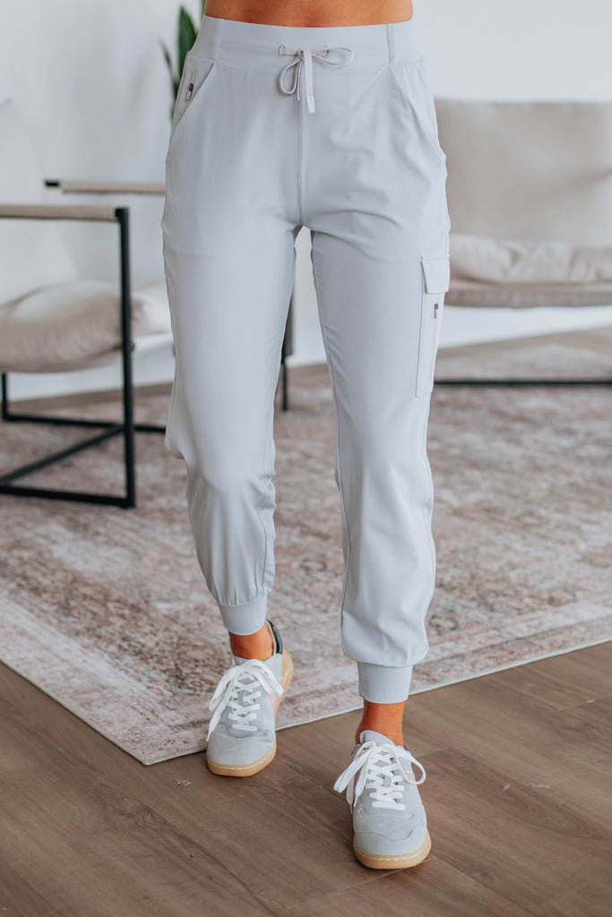 Malena Active Joggers - Fog