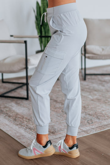 Malena Active Joggers - Fog