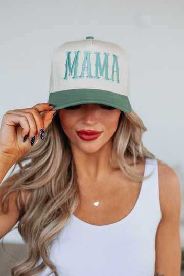 Mama Baseball Hat - Sage
