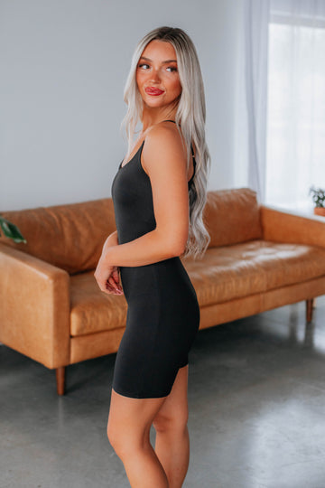 Mandy Basic Unitard - Black