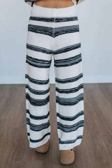 Maygan Striped Sweater Pants