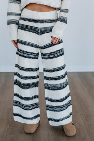 Maygan Striped Sweater Pants