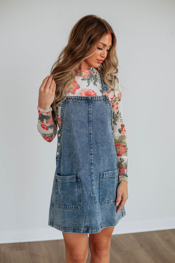 Eris Floral Mesh Top