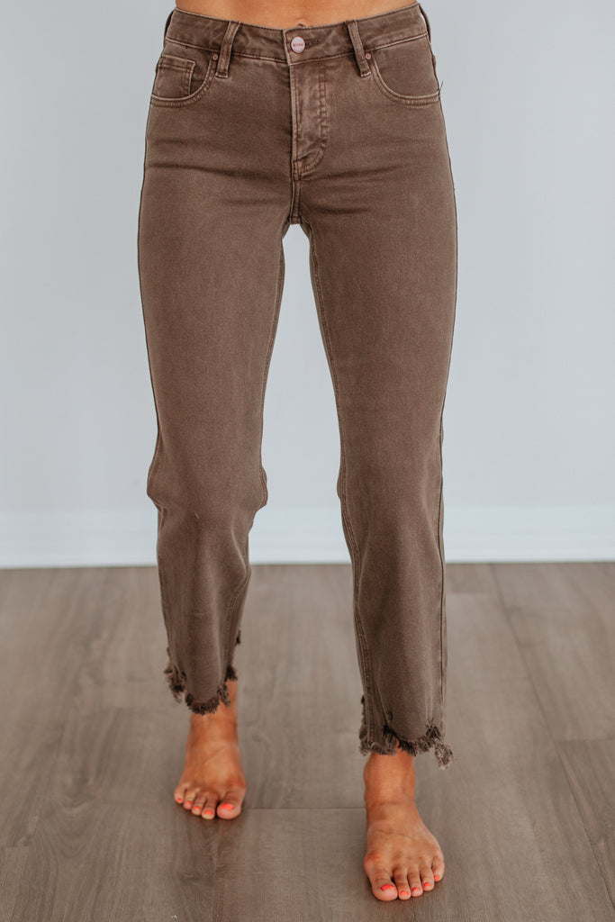 Neona Risen Jeans - Brown