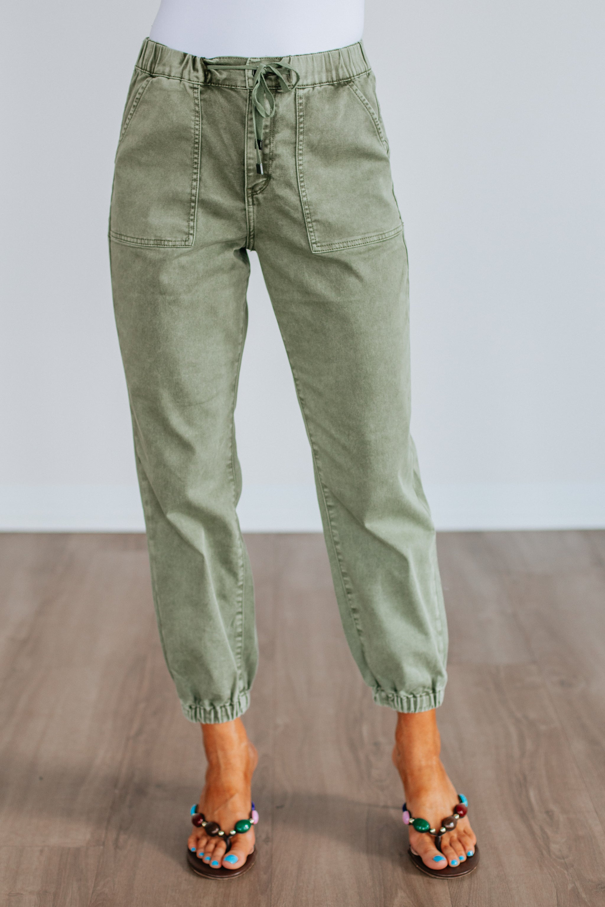 Drea Mica Joggers - Olive