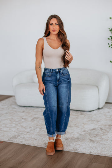 Sweet & Simple Bodysuit - Sand