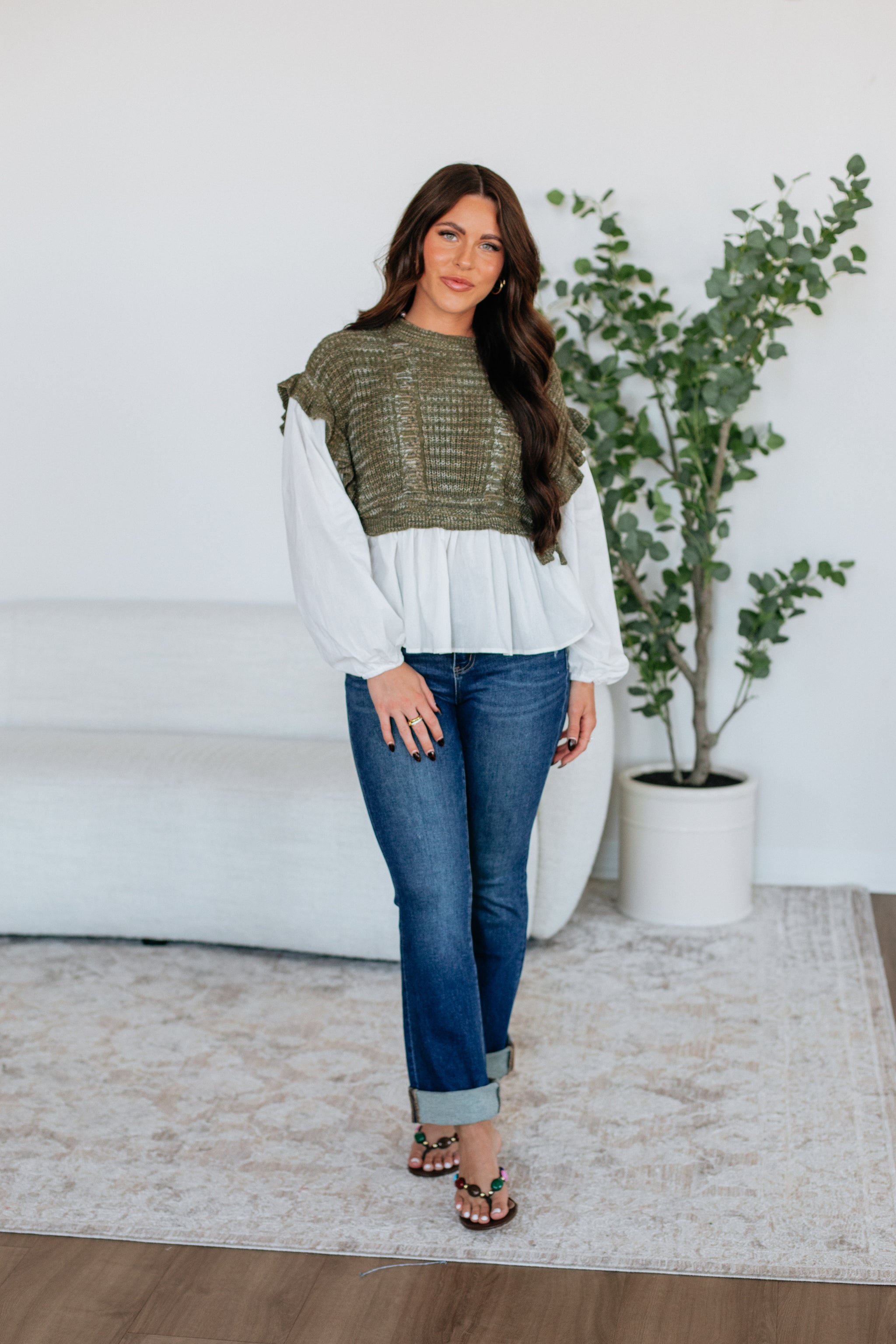 Adelaide Contrast Top