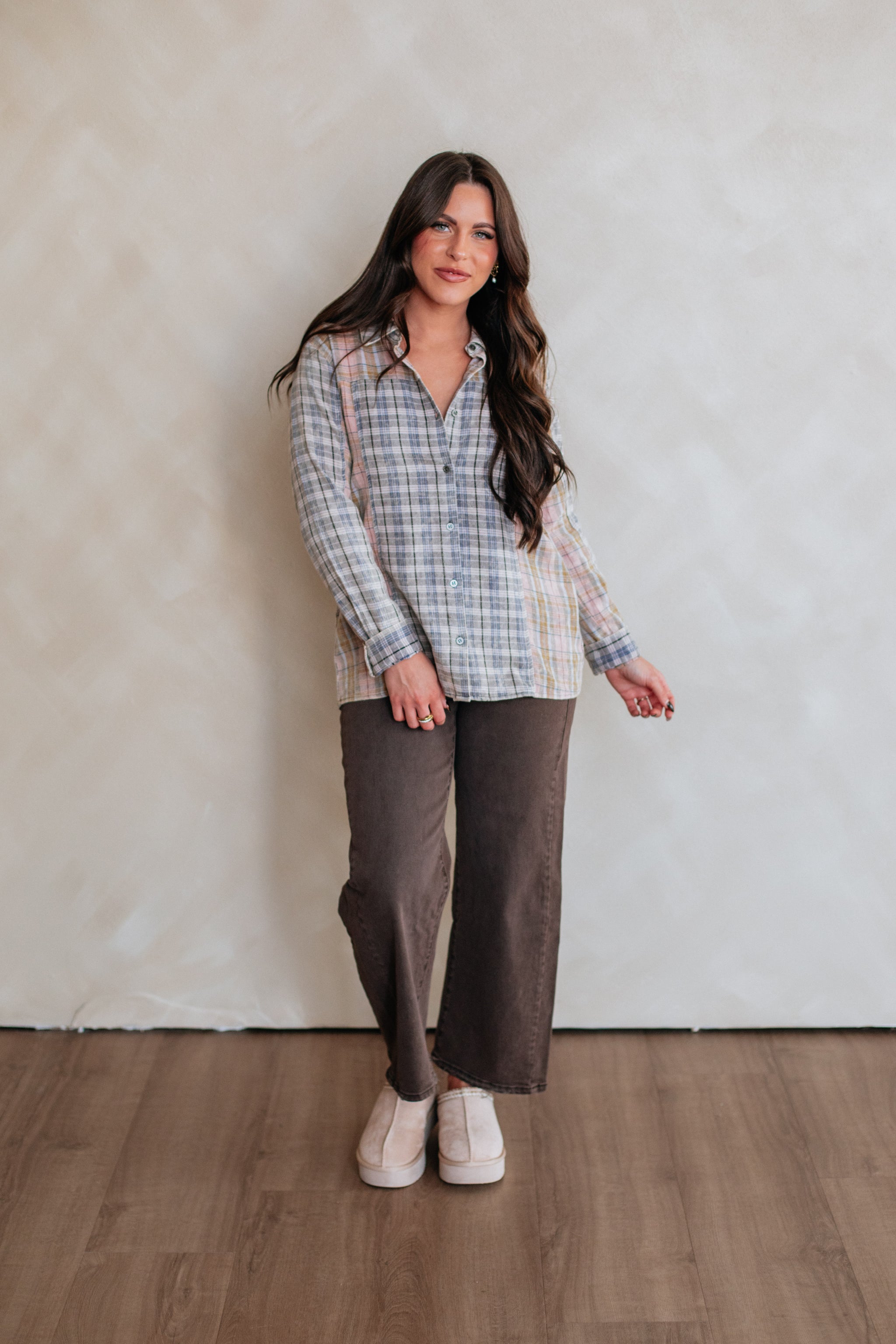 Teigan Flannel Top