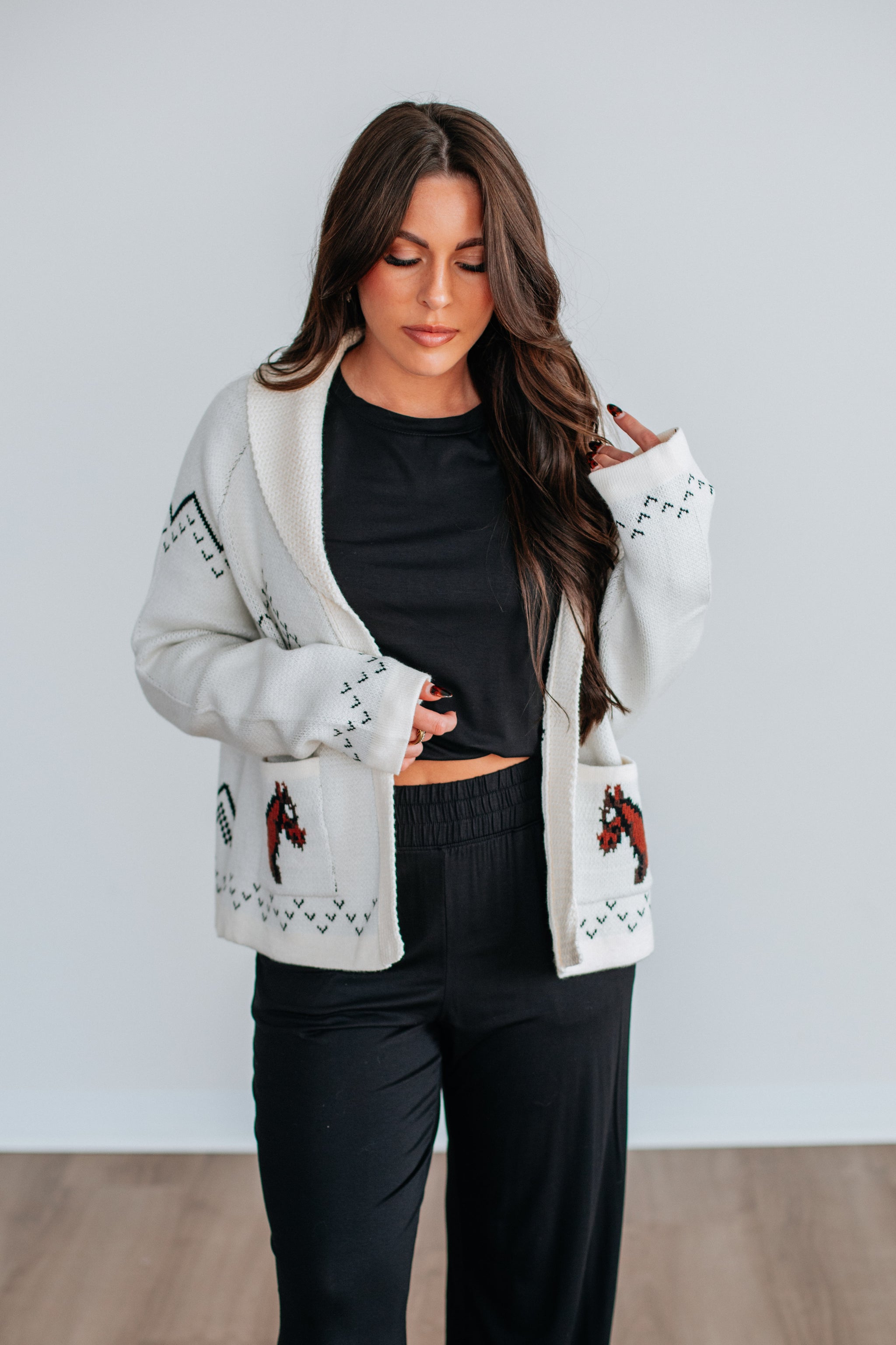Equestrian Elegance Cardigan