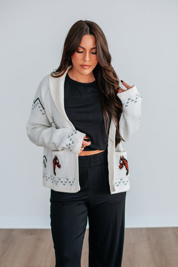 Equestrian Elegance Cardigan
