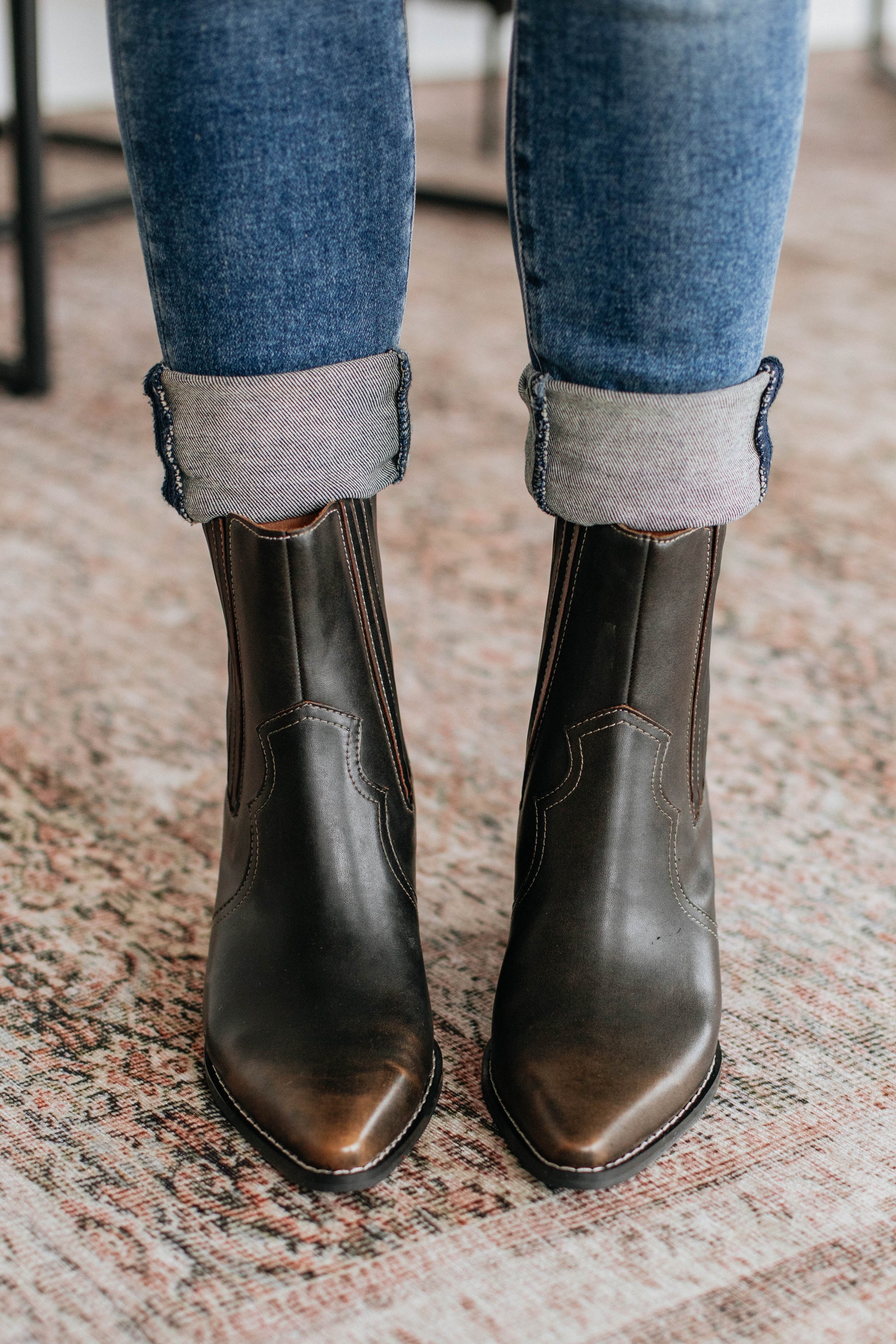 On My Best Behavior Boots - Coffee