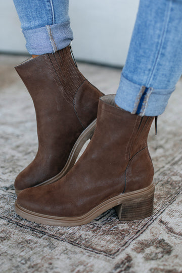 On Your Mind Boots - Coffee