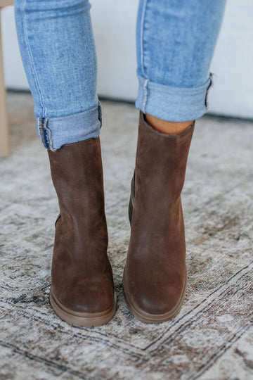 On Your Mind Boots - Coffee