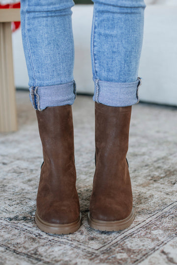 On Your Mind Boots - Coffee