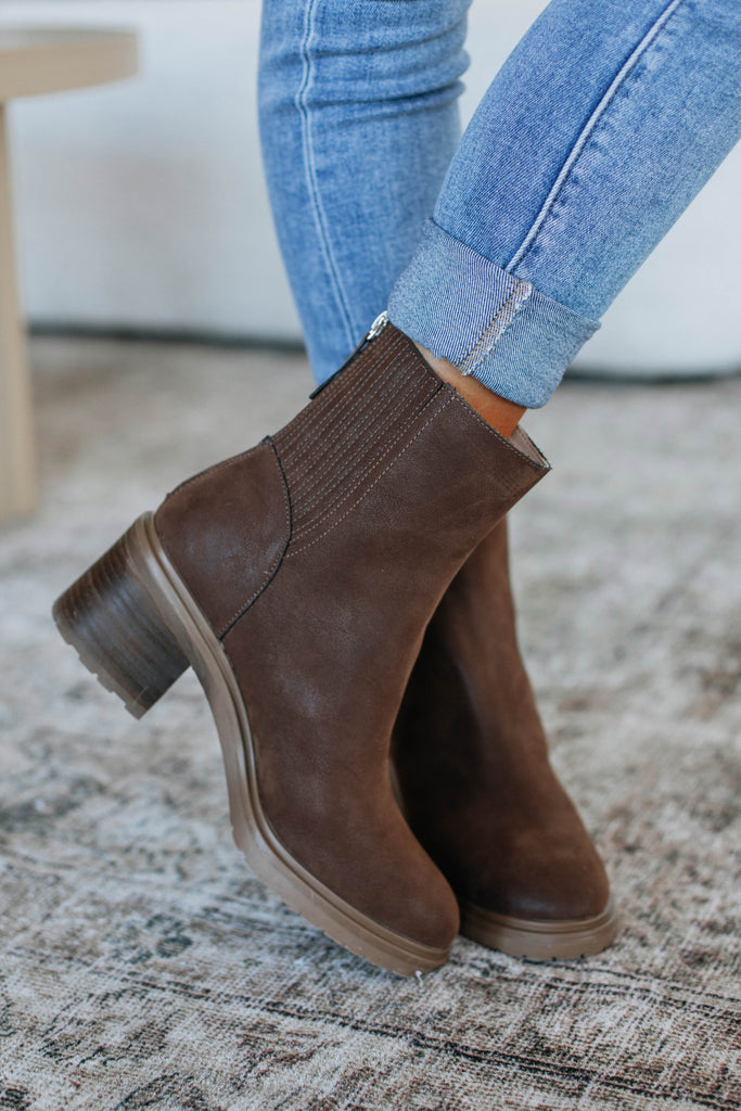 On Your Mind Boots - Coffee