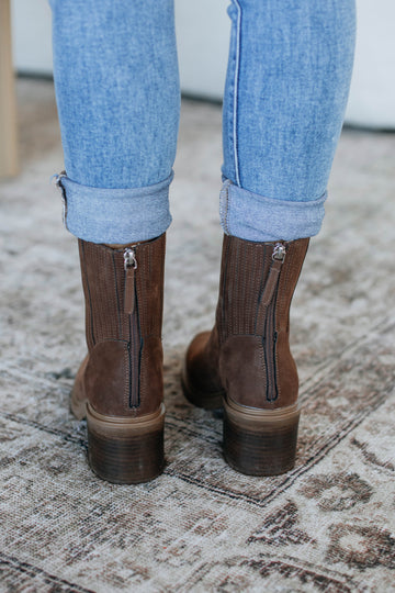 On Your Mind Boots - Coffee