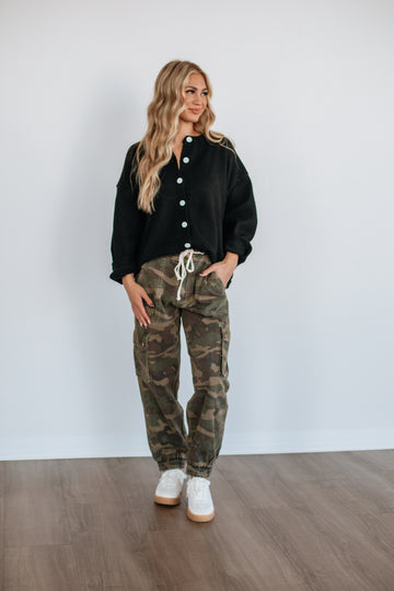 Maverick Cargo Pants - Dark Olive