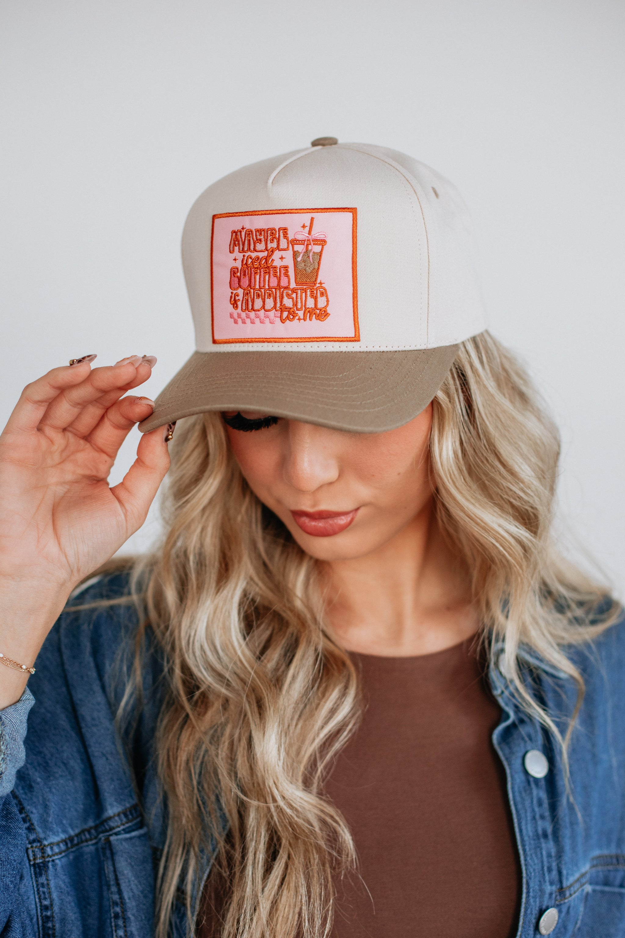 Iced Coffee Is Addicted To Me Hat