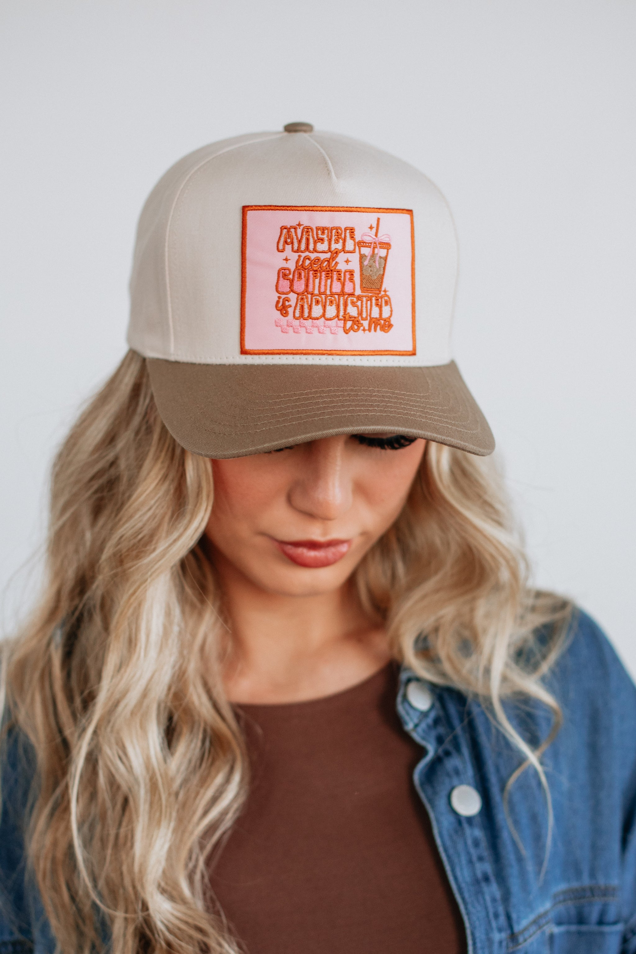 Iced Coffee Is Addicted To Me Hat