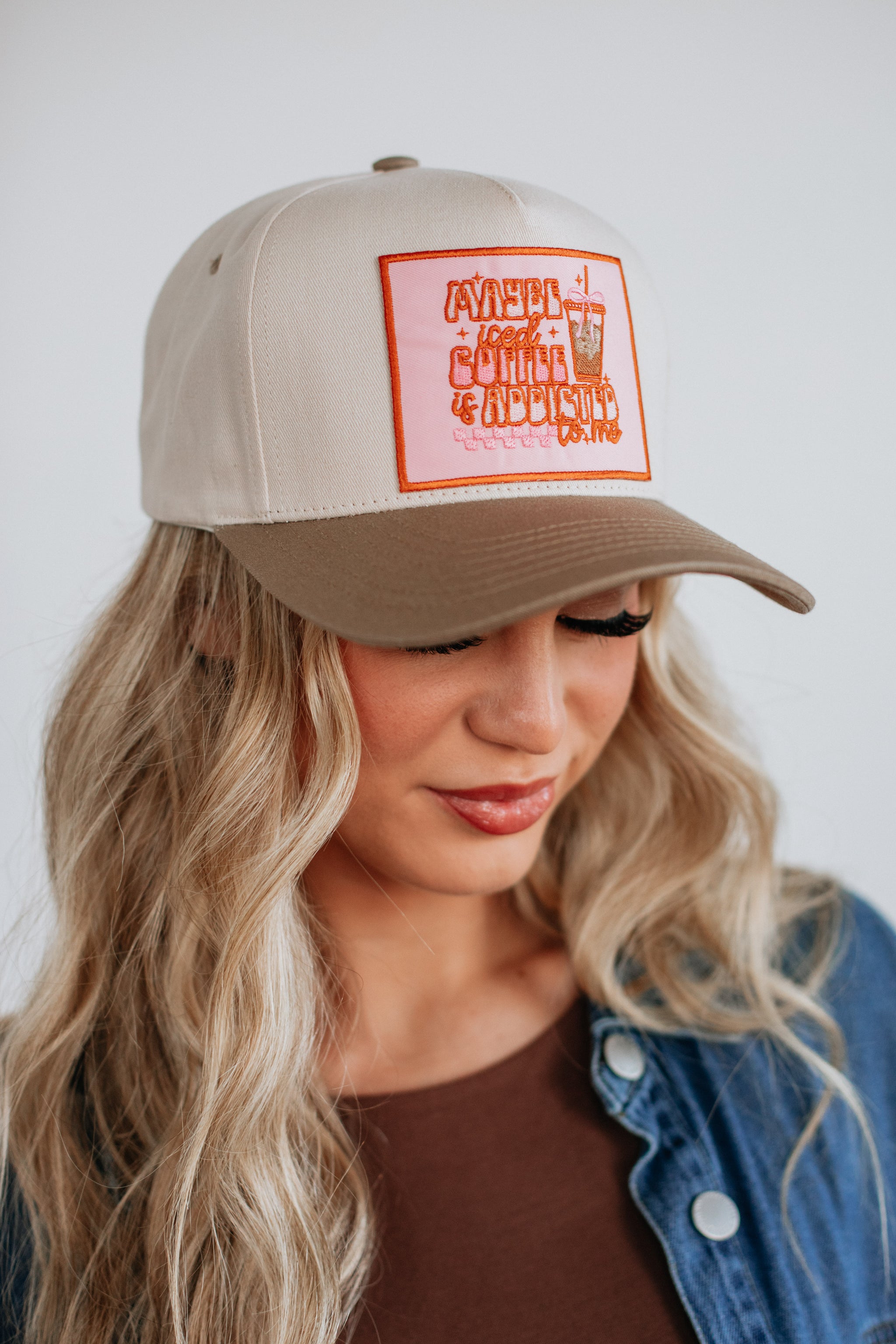 Iced Coffee Is Addicted To Me Hat