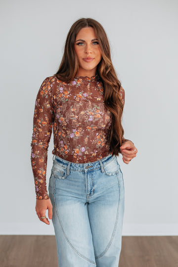Paislee Mesh Top