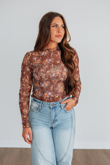 Paislee Mesh Top