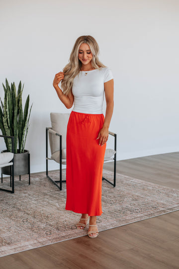 Patience Skirt - Papaya