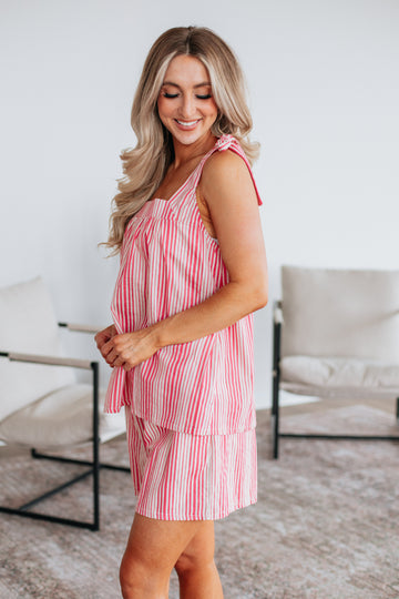 Briella Two-Piece Set - Hot Pink Mix