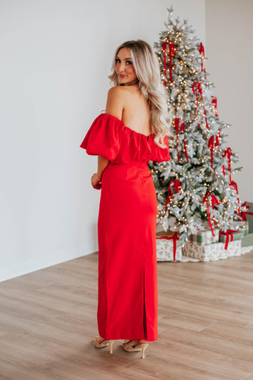 Playing Hard To Forget Dress - Red