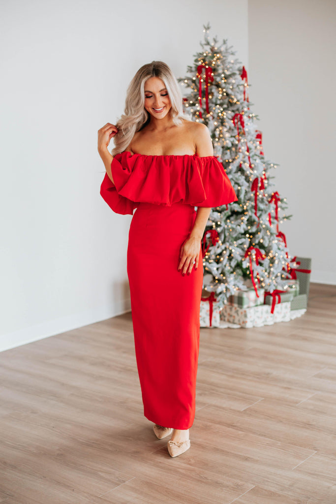 Playing Hard To Forget Dress - Red