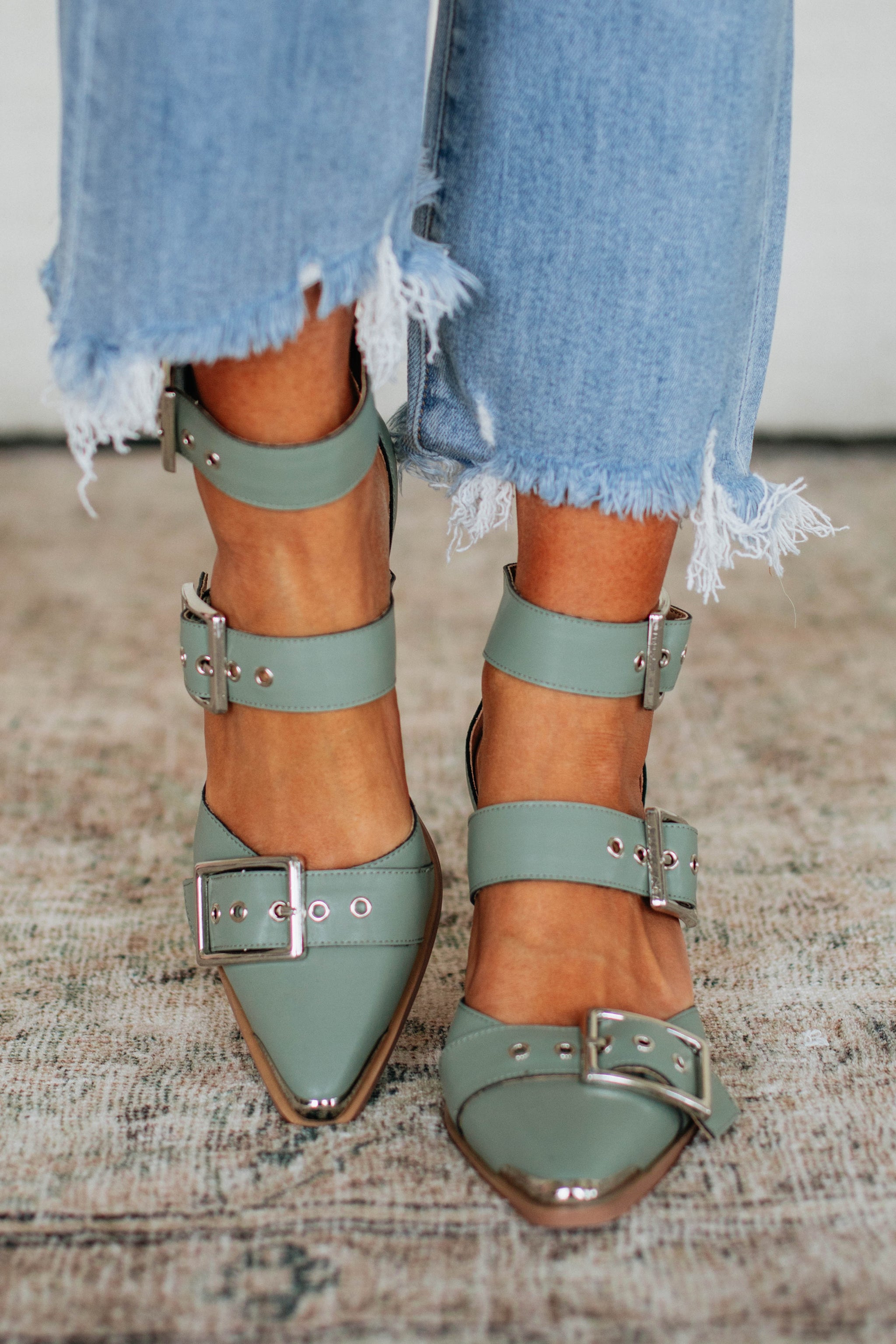 Proving My Point Heels - Sage