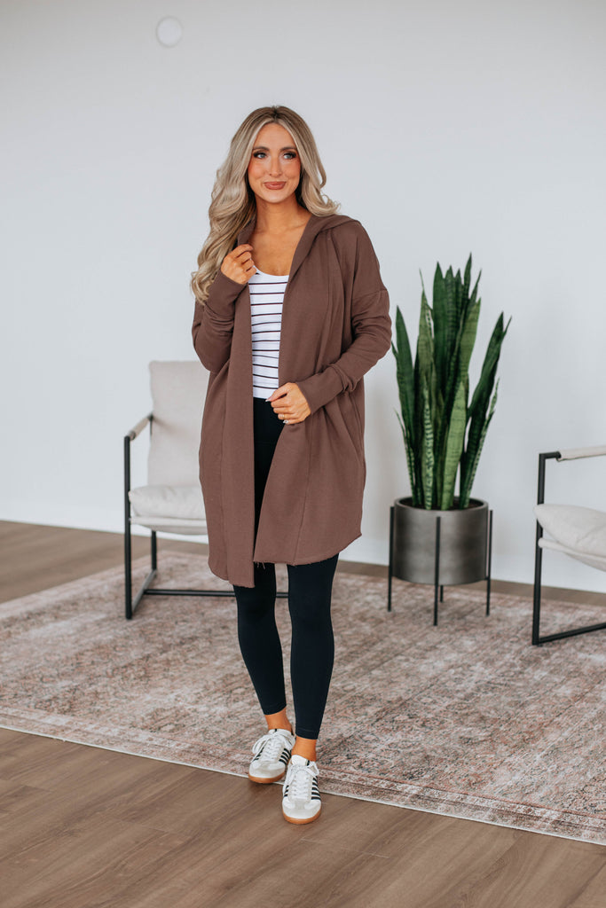 Rebekah Cardigan - Chocolate