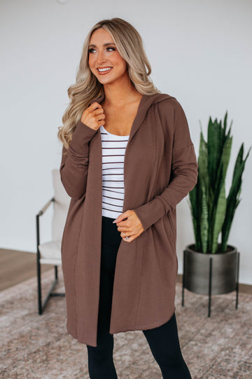 Rebekah Cardigan - Chocolate