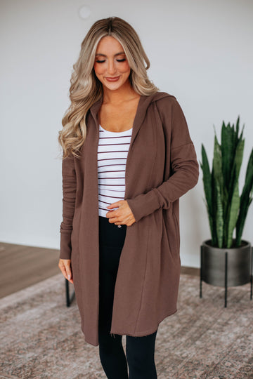 Rebekah Cardigan - Chocolate