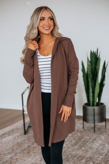 Rebekah Cardigan - Chocolate