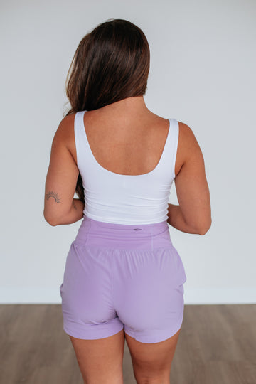 Rayla Active Shorts - Lavender