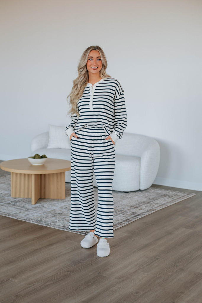Rella Striped Pants